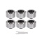 Pacific C-PRO G1/4 PETG Tube 16mm OD Compression – Chrome (6-Pack Fittings) 